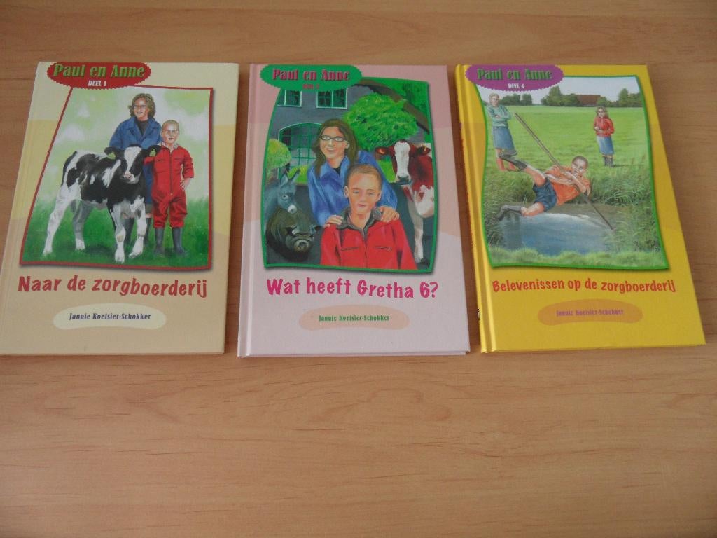 Paul en Anne (deel 1 tm 4)- Jannie Koetsier-Schokker, Ophalen of Verzenden, Gelezen, Fictie algemeen