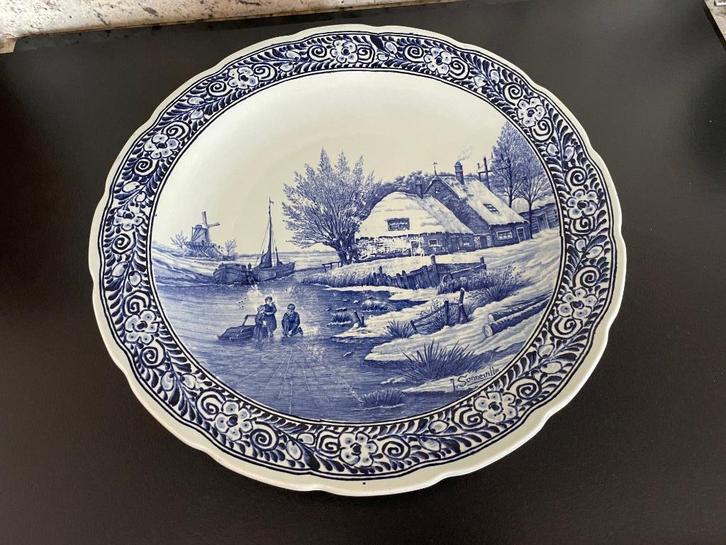 delfts blauw bord, Antiek en Kunst, Antiek | Wandborden en Tegels, Ophalen of Verzenden