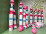 Antiek speelgoed houten bowling set, jeu de quilles, Antiek en Kunst, Antiek | Speelgoed, Ophalen of Verzenden