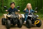 Kinder Accu Quad can-am 12v Rubberband -Leder zit NIEUW, Ophalen of Verzenden, Nieuw, Overige typen