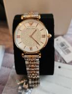 Emporio armani horloge, Sieraden, Tassen en Uiterlijk, Horloges | Dames, Staal, Staal, Polshorloge, Zo goed als nieuw
