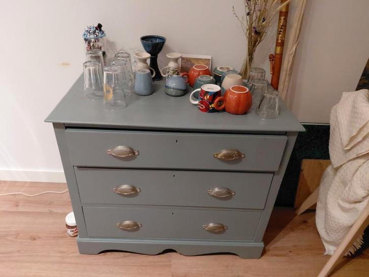 Brocante Commode/ Ladenkast, Huis en Inrichting, Kasten | Ladekasten, Gebruikt, Minder dan 100 cm, 50 tot 100 cm, 25 tot 50 cm