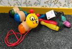Hape trekfiguur rups en mini bowling pins bal, Ophalen of Verzenden, Zo goed als nieuw