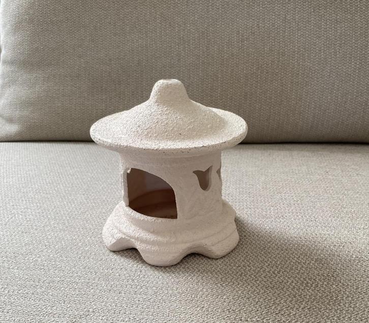 waxinelicht Chinese Japanse Pagode, Riviera Maison, mandje, Huis en Inrichting, Woonaccessoires | Kandelaars en Kaarsen, Zo goed als nieuw