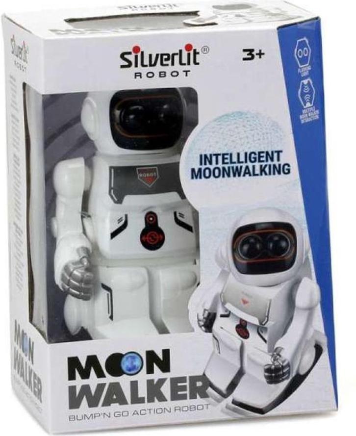 Silverlit Robot Moonwalker - 15 cm, Kinderen en Baby's, Speelgoed | Actiefiguren, Nieuw, Ophalen of Verzenden