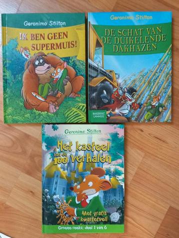 3 leuke boeken van Geronimo stilton  beschikbaar voor biedingen