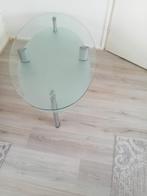 Te koop mooie glazentafel, Huis en Inrichting, Ophalen, Minder dan 50 cm, Zo goed als nieuw, Minder dan 100 cm