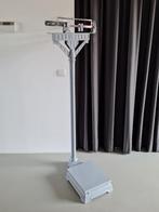 vintage antieke Seca personenweegschaal artdeco grijs chroom, Ophalen, Refurbished, 100 kg of meer, Personenweegschaal