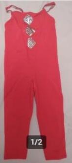 Leuke Disco Hippie Flower Power jumpsuit mt 98 / 104, Ophalen of Verzenden, Zo goed als nieuw, 104 of kleiner, Meisje