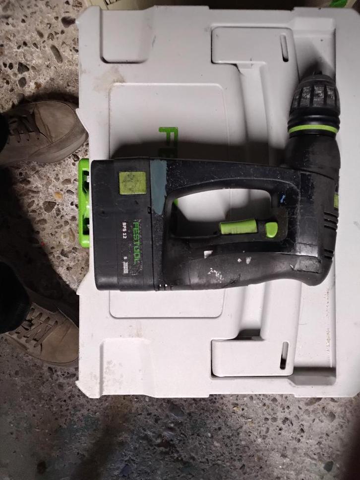 Festool C 12 schroefmachine met 2 accu's, Doe-het-zelf en Verbouw, Gereedschap | Boormachines, Gebruikt, Boor- en Schroefmachine