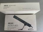Twee AKAI ADM-40 microfoons in originele dozen, Verzenden, Zo goed als nieuw
