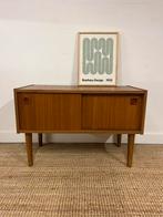 Vintage Deens teak sideboard - midcentury kastje, Huis en Inrichting, Kasten | Ladekasten, Zo goed als nieuw, 3 of 4 laden, H
