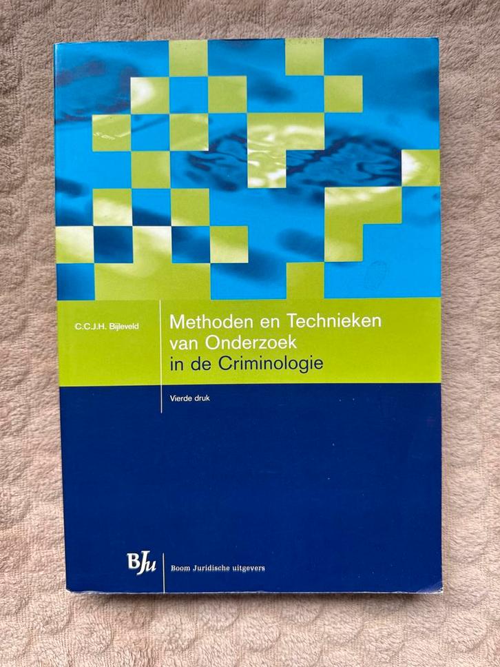 Methoden en technieken van onderzoek in de criminologie, Boeken, Studieboeken en Cursussen, Gelezen, HBO, Gamma, Ophalen of Verzenden