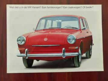 Volkswagen VW 1500 Variant 1964 brochure beschikbaar voor biedingen