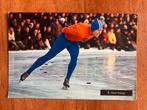 Peter Nottet Schaatskaart Brio actie., Verzamelen, Ophalen of Verzenden, Gebruikt, Overige sporten, Spelerskaart