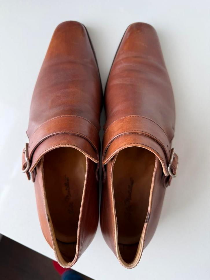 Sutor Mantelassi per Oger, Monkstrap shoes. Gespschoenen, Kleding | Heren, Schoenen, Gedragen, Gespschoenen, Bruin, Verzenden