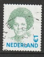 Nederland 2002 2042a Beatrix 1€, Gest, Postzegels en Munten, Postzegels | Nederland, Ophalen of Verzenden, Na 1940, Gestempeld