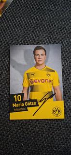 Spelerskaart met handtekening Mario Gotze Borussia Dortmund, Verzenden, Nieuw, Buitenlandse clubs, Spelerskaart