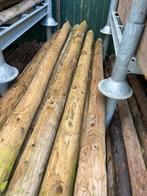 Weidepalen 10cm dik, geimpregneerd (nieuw), Tuin en Terras, Ophalen, Nieuw, 180 tot 250 cm, Palen