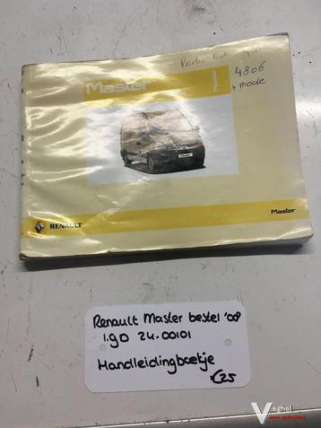 Renault Master Bestel 1.9 D 2400101 2008 Instructieboekje beschikbaar voor biedingen