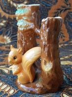 Mooi oud Engels Hornsea vaasje met eekhoorn en boom 11,8 cm., Ophalen of Verzenden