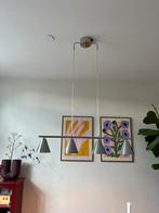 Chroom Eettafellamp Jotex - Hoogte Verstelbaar, Huis en Inrichting, Lampen | Hanglampen, Ophalen, Zo goed als nieuw, Metaal, Minder dan 50 cm