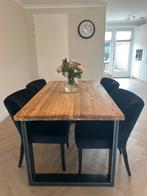 Eetkamertafel met 4 Rofra stoelen, Ophalen