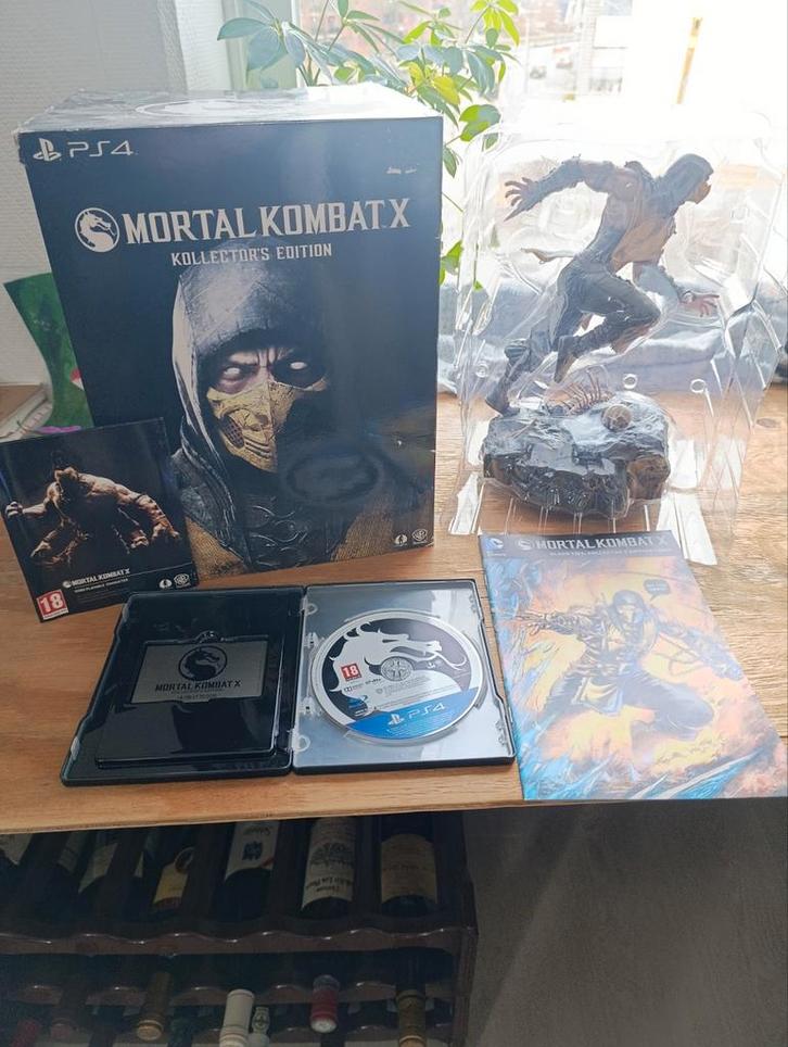 Mortal Kombat X Kollector's Edition - PS4, Spelcomputers en Games, Spelcomputers | Sony PlayStation 4, Zo goed als nieuw, Zonder controller