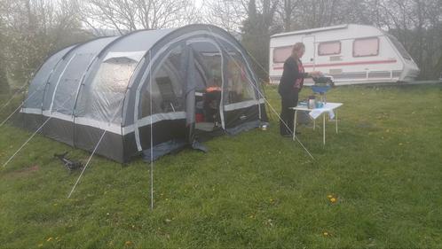 Tunneltent van Obelink Lugano 6, Caravans en Kamperen, Tenten, Zo goed als nieuw, Ophalen