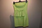Moschino CheapandChic appel groene strepless jurk Nieuw 40, Maat 38/40 (M), Verzenden, Nieuw, Moschino