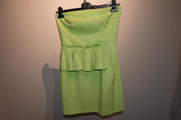 Moschino CheapandChic appel groene strepless jurk Nieuw 40 beschikbaar voor biedingen