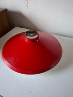 VINTAGE  GAS  PLAFONDLAMP, Ophalen, Gebruikt, Glas