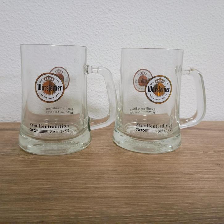 warsteiner, Verzamelen, Biermerken, Gebruikt, Glas of Glazen, Overige merken, Ophalen of Verzenden