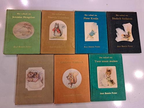 7 vintage Beatrix Potter kinderboeken, Boeken, Sprookjes en Fabels, Gelezen, Ophalen of Verzenden