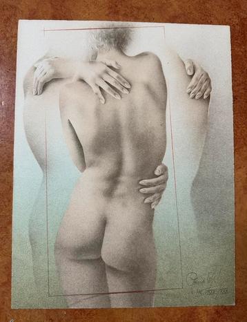 2 Litho’s van Poen de Wijs (1948-2014) incl. Gesigneerd Boek beschikbaar voor biedingen
