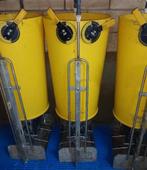 Groba voerbakken grofit, Meerdere dieren, Varken