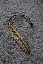 Kerst woonaccessoires goude metalen veer, Ophalen of Verzenden, Nieuw