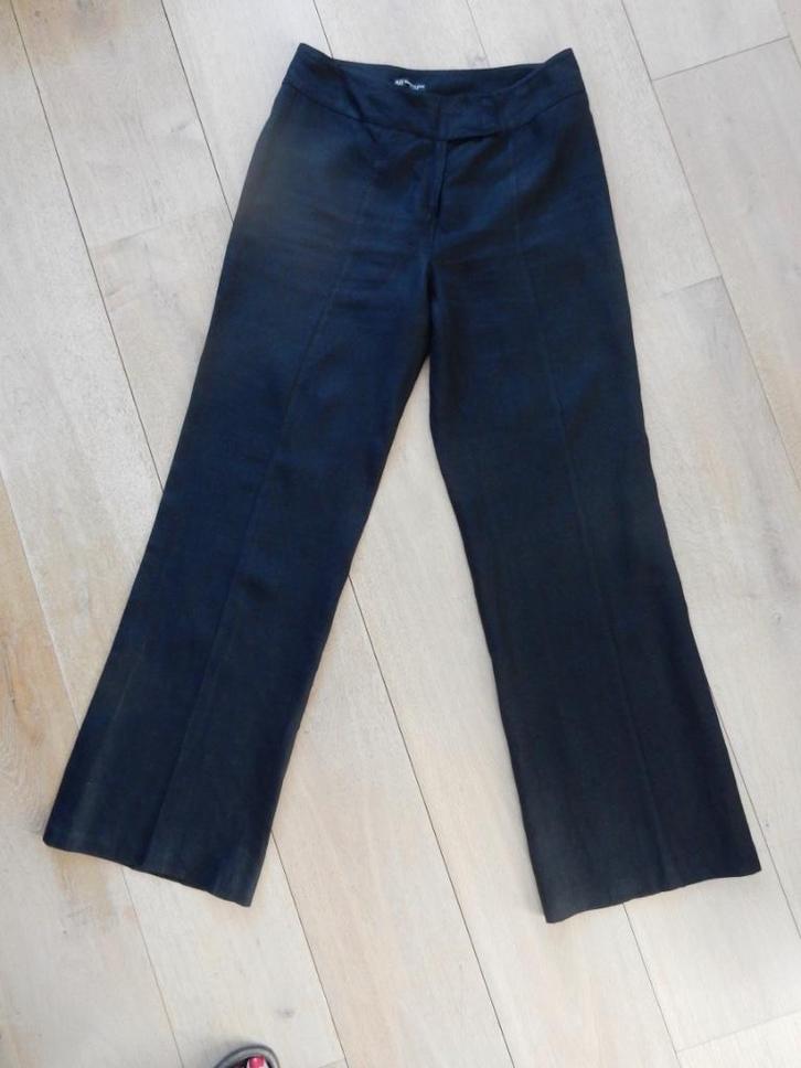 Nieuwe Bandolera prachtige zwarte linnen broek maat 40., Kleding | Dames, Broeken en Pantalons, Nieuw, Maat 38/40 (M), Zwart, Lang