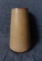 Beige / bruin geglazuurd konisch vaasje Zaalberg h. 10,3 cm, Ophalen of Verzenden