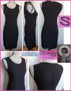 SAVE THE QUEEN elegante zwarte jurk maat S nieuw, Maat 38/40 (M), Zwart, Nieuw, Onder de knie
