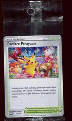Pikachu Fanfare Perayaan Indonesië Promo - Sealed, Ophalen of Verzenden, Nieuw, Losse kaart, Foil