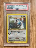 Pokemon Neo Genesis 1st Edition #9 Lugia - Holo PSA 4, Ophalen of Verzenden, Zo goed als nieuw, Losse kaart, Foil