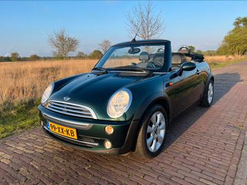 Mini 1.6 16V Cooper Cabrio 2004 Groen | zeer netjes! beschikbaar voor biedingen