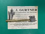 J.Gurtner Motorcycle Carb. Achiement 1929 UK/ITA (Org.), Motoren, Overige merken