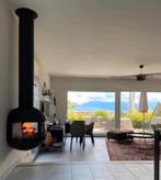 EDOFOCUS 631 DA HANGHAARD houtkachel FOCUS HAARD 3 ZIJDIG, Houtkachel, Ophalen of Verzenden, Zo goed als nieuw, Hangend