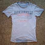 Vintage Jack & Jones T-shirt Jacksonville M, Maat 48/50 (M), Ophalen of Verzenden, Grijs, Gedragen