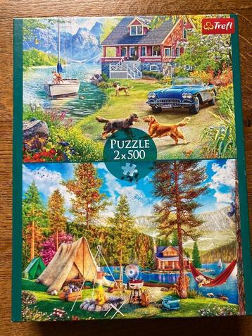 Trefl legpuzzel 2 x 500 pcs - zomerontspanning beschikbaar voor biedingen