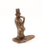 Bronzen Beeld Dame Geboeid, Ophalen of Verzenden