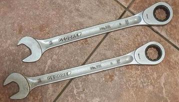 2x steeksleutel ringratel 24 Gedore 7R beschikbaar voor biedingen