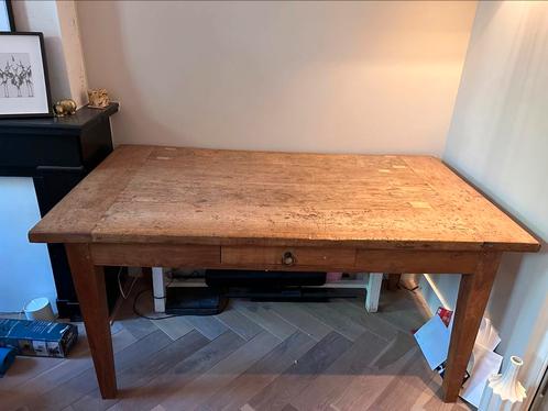 Teakhouten tafel 160x90, Huis en Inrichting, Tafels | Eettafels, Gebruikt, 50 tot 100 cm, 150 tot 200 cm, Vijf personen of meer